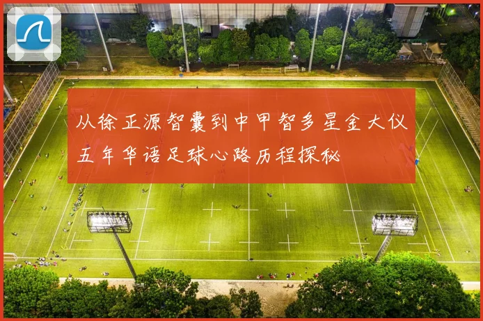 从徐正源智囊到中甲智多星金大仪五年华语足球心路历程探秘